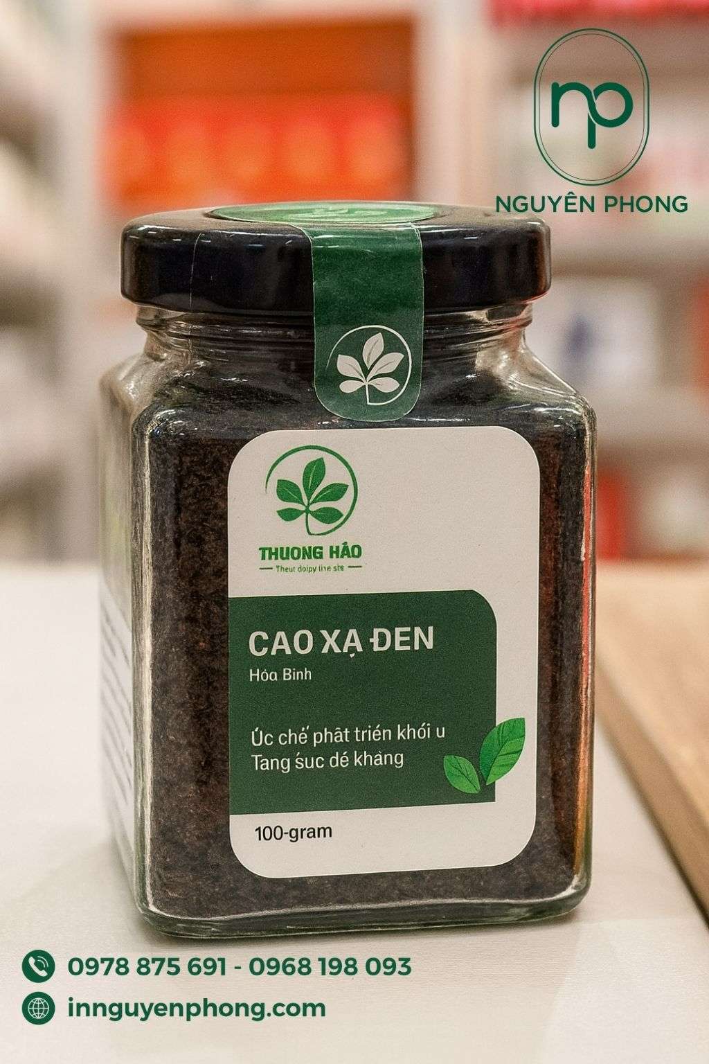 In tem nhãn dán cao xạ đen